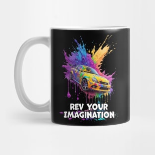 Chromatic Velocity: Ignite Your Imagination Mug